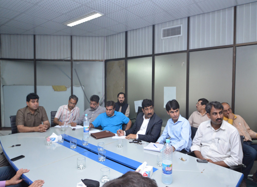 gathering of journalists