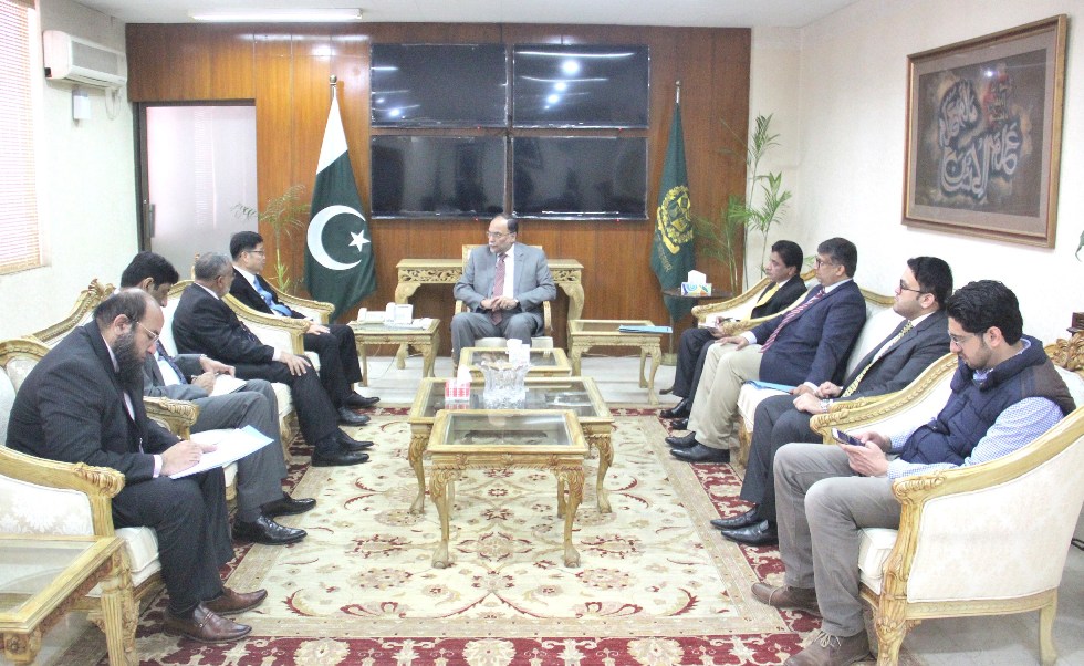 Secretary General, APO Japan With Prof Ahsan Iqbal